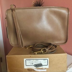 Vintage Coach Basic Bag Tan Brown Putty USA Made